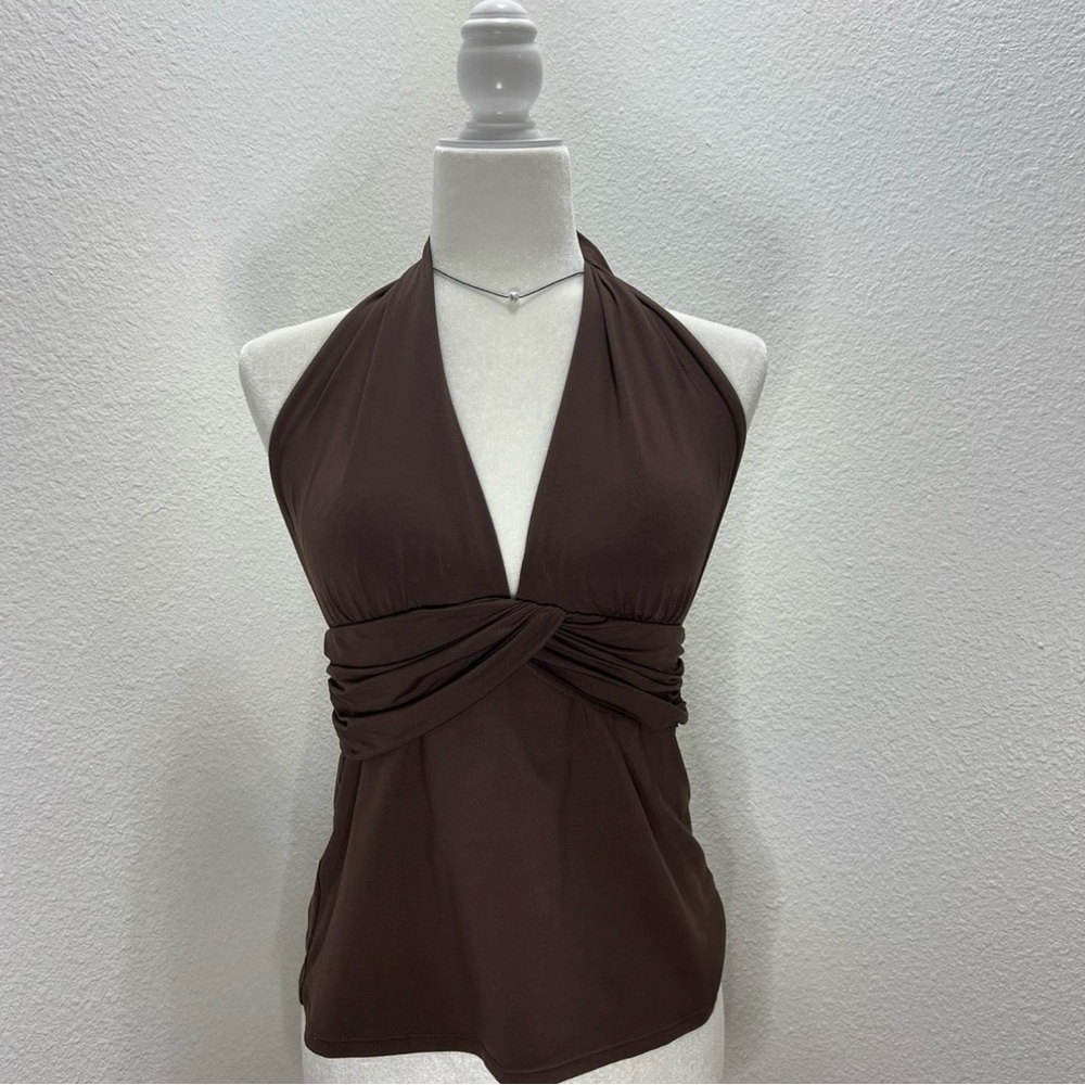 Brown Halterkini